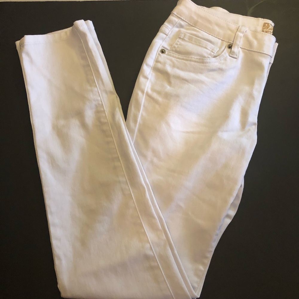 Hybrid White Stretch Jeans